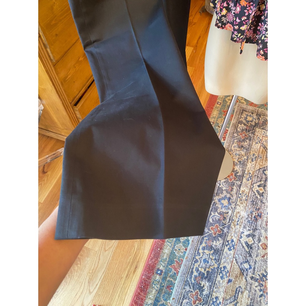 AK Anne Klein Stretch Black Straight Leg Dress Pants Women's Size 10 - Picture 6 of 9